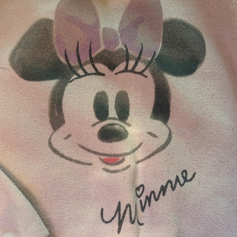 Disney Minnie Mouse Light Pink Kids Sweater - Picture 4 of 4